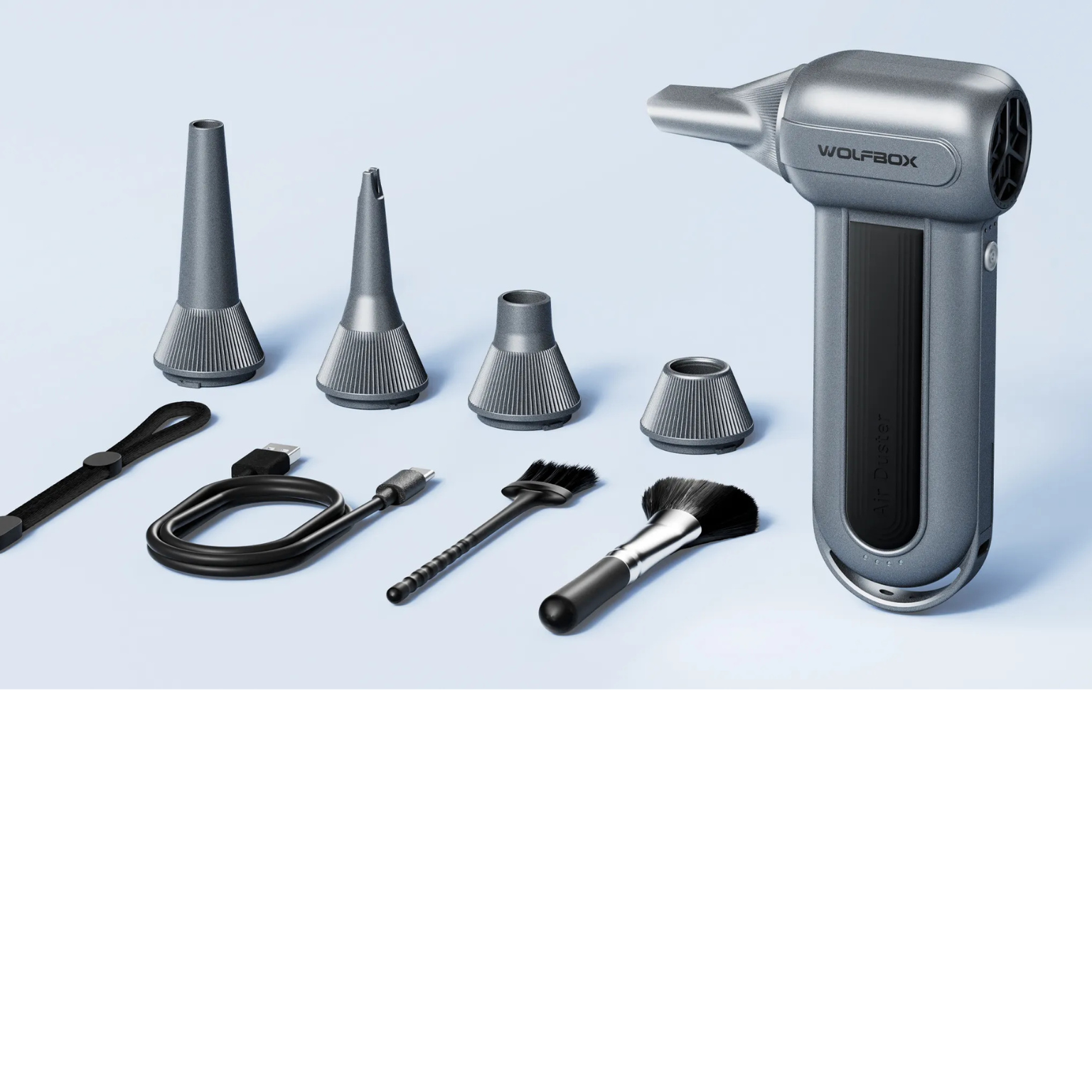 WOLFBOX Air dustet MF100 Luchtblazer - compressed air - computer schoonmaakartikel