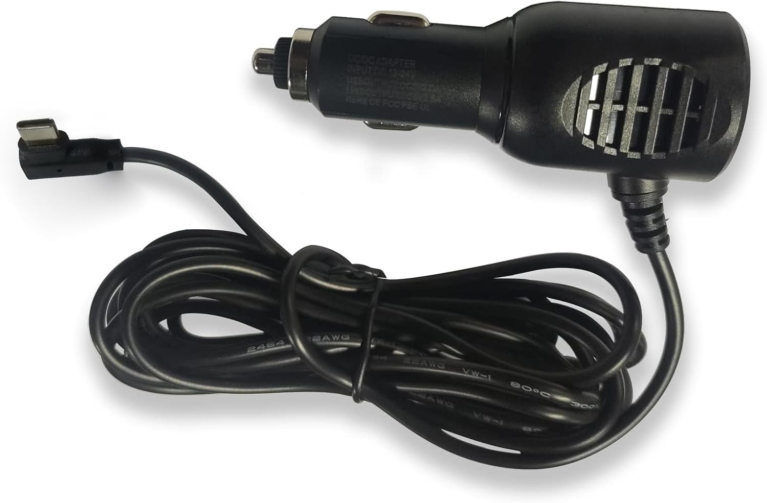 RedTiger Aanstekerplug Type-C Adapter voor Dashcam – Vervangende Voedingskabel voor Voertuigen