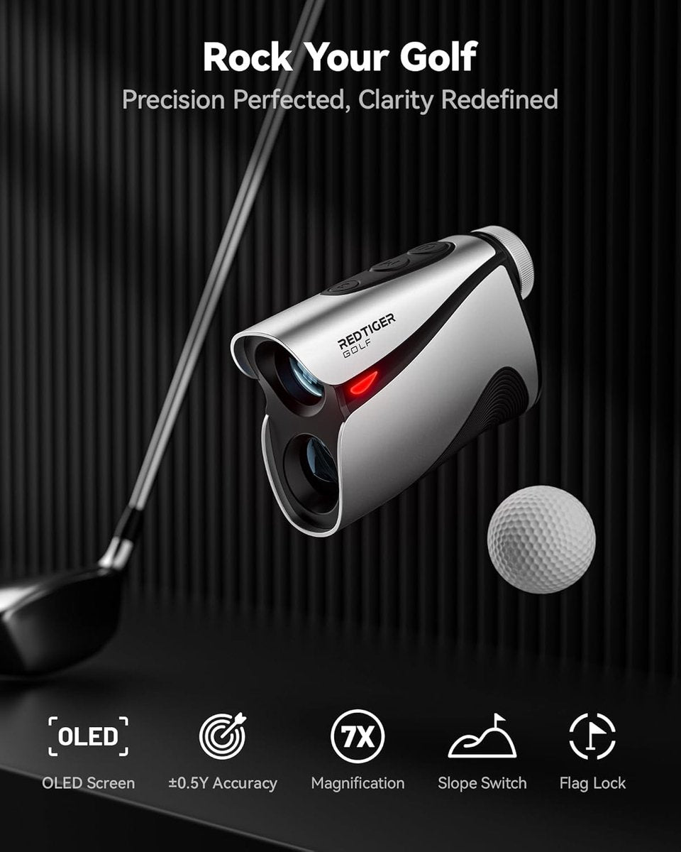 RedTiger Golf Afstandsmeter OLED - Afstandsmeter Golf - Laser afstandsmeter Golf