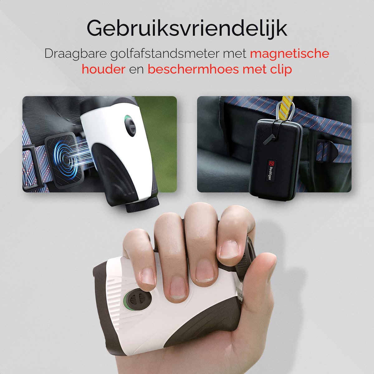RedTiger Golf Afstandsmeter - Afstandsmeter Golf - Laser afstandsmeter Golf