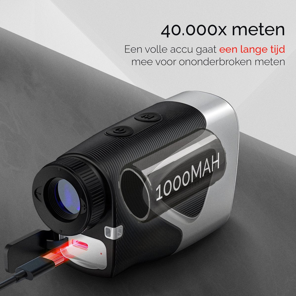 RedTiger Golf Afstandsmeter - Afstandsmeter Golf - Laser afstandsmeter Golf - Lichtaanpassing