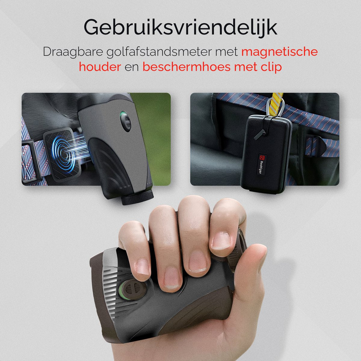 RedTiger Golf Afstandsmeter - Afstandsmeter Golf - Laser afstandsmeter Golf
