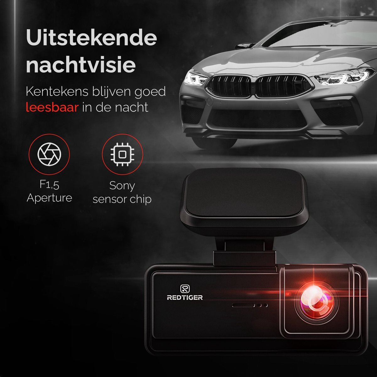 RedTiger F8 5GHz Wifi Touchscreen 4K GPS