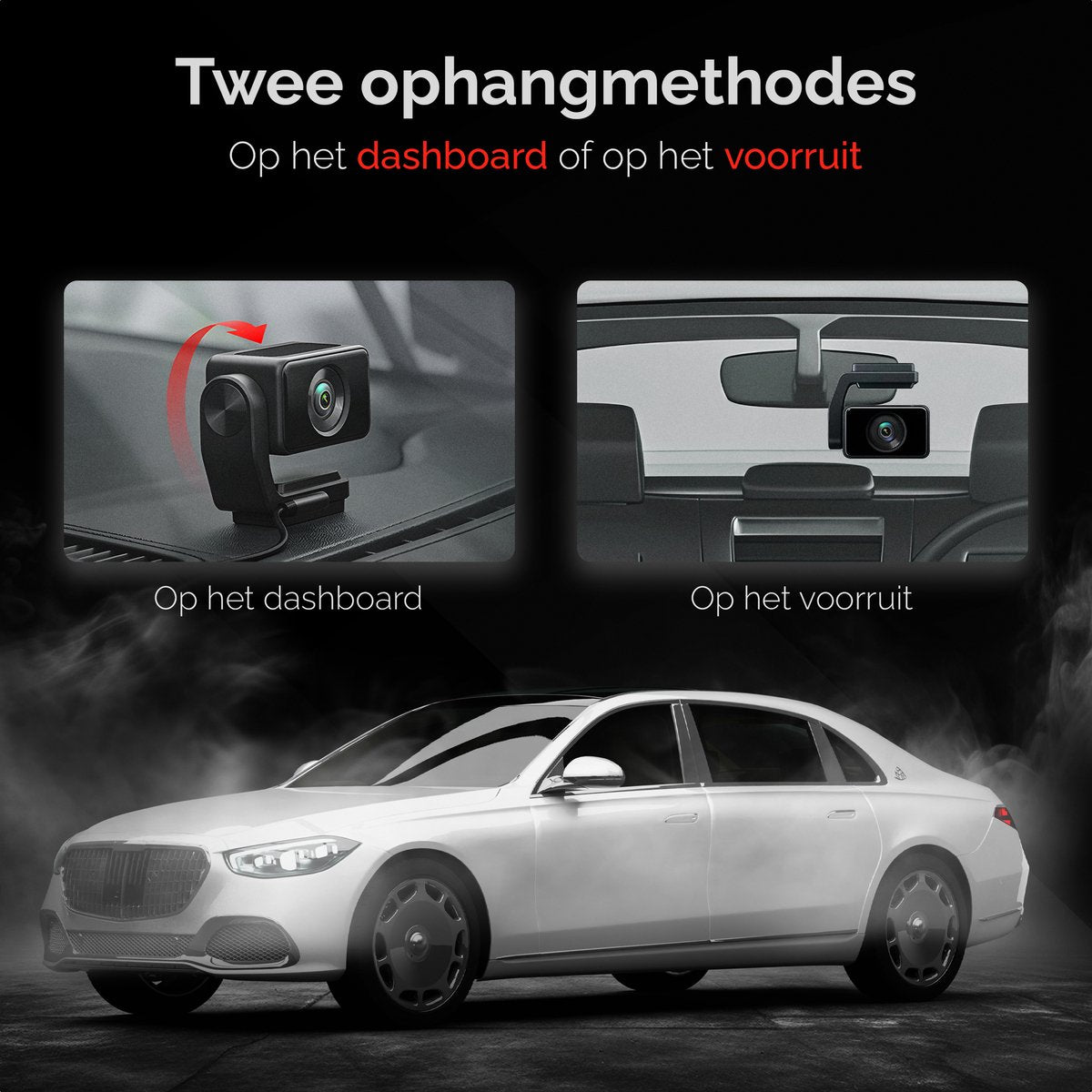 Redtiger F4 4K Dashcam, 5G Wifi met GPS