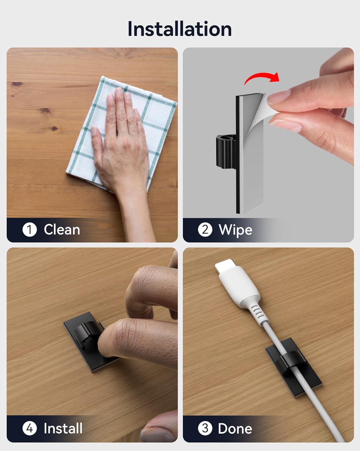 Redtiger kabelklemmen