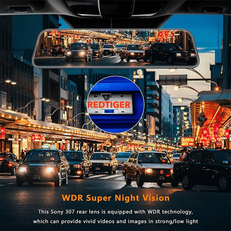 Redtiger Upgrade Clear Waterdichte WDR Achteruitrijcamera